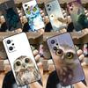Owl Watercolor Animal For Realme C53 C51 C55 C67 C30 C31 C33 C35 C21Y C25s GT5 9 10 11 12 Pro Plus GT Neo 6 Case
