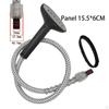 Household Ironing Machine Guide Hose Steam Nozzle Parts Anti Bending Snaps On Type