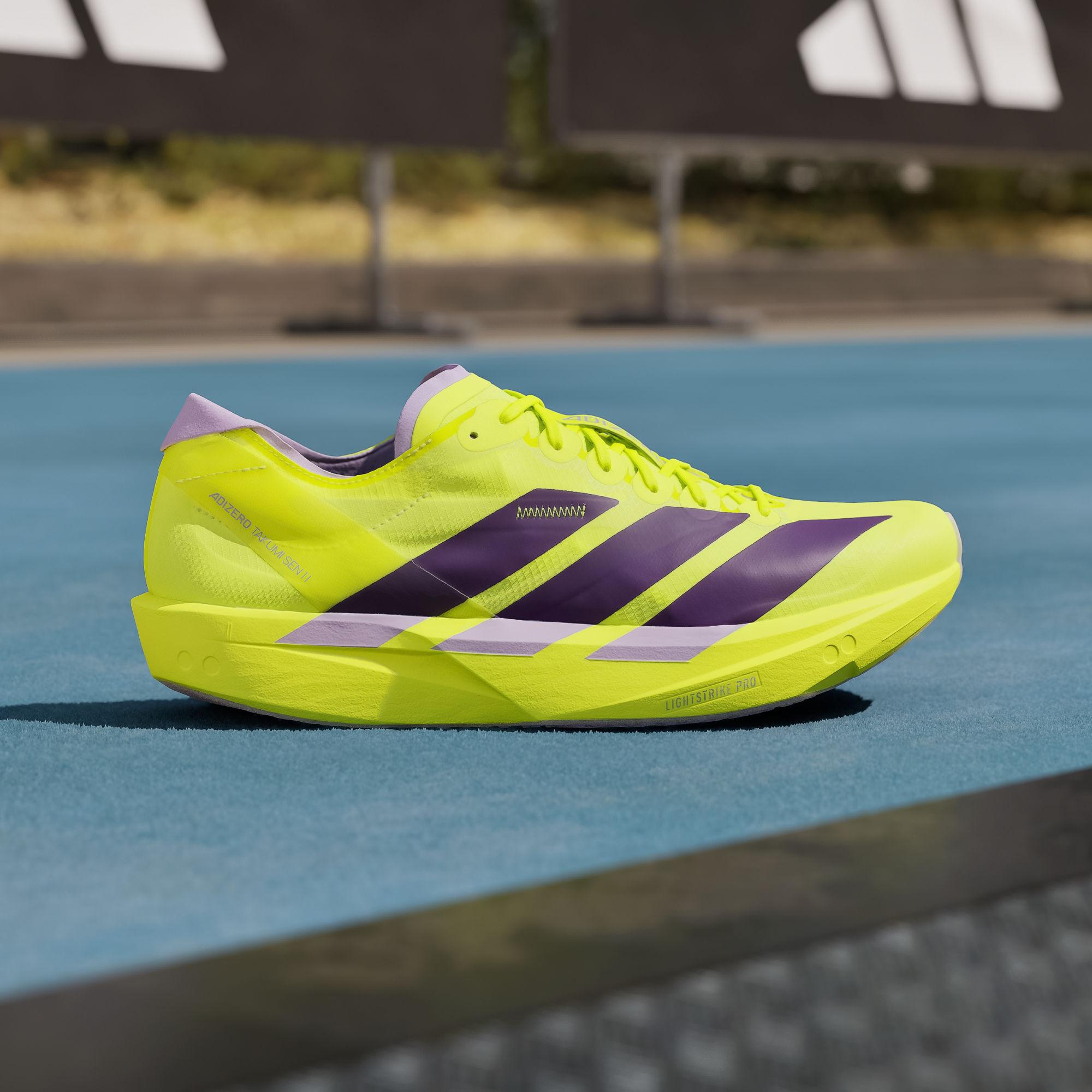Adidas Adizero Takumi Sen 11 Casual Running Shoes Men s Yellow 40.5
