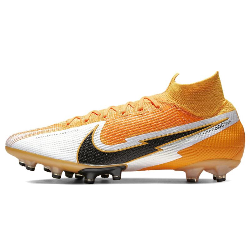 Nike Mercurial Superfly 7 Elite AG-Pro 'White Orange' Sneakers AT7892-801