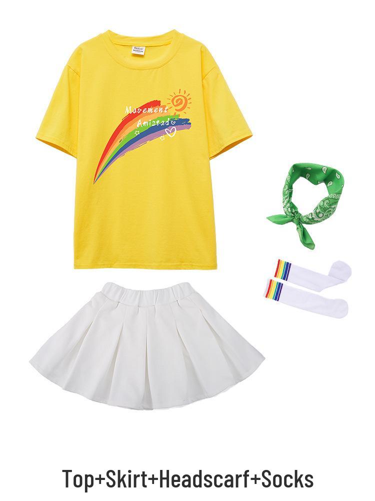 Kindergarten Rainbow Choir & Cheerleading Performance Uniform