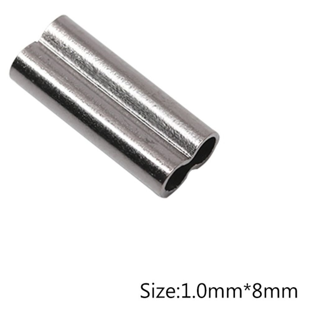 Accessories Fishing Copper Sleeves Wire Crimps Sleeves Fishing Fix Tube Double Barrel Tube
