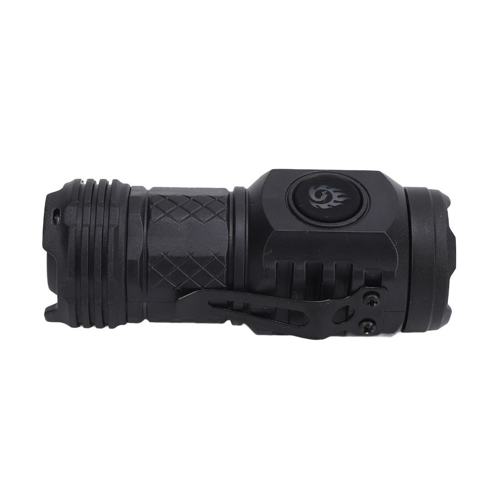 Durable Mini LED Flashlight Multiple Modes Super Bright Rechargeable Flashlight Three-Eyed Flashlight Camping