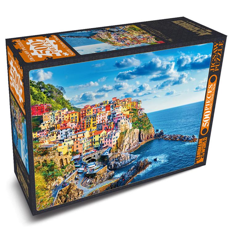 500 Piece Jigsaw Puzzle - Cinque Terre, Manarola, Popular Korean Puzzle
