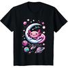 Space Adventure Kawaii Axolotl T-Shirt