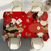 Japanese Ukiyo-e Style Table Cloth Party Decor Dining Room Home Kitchen Patios Waterproof Stain-Proof Table Cloth