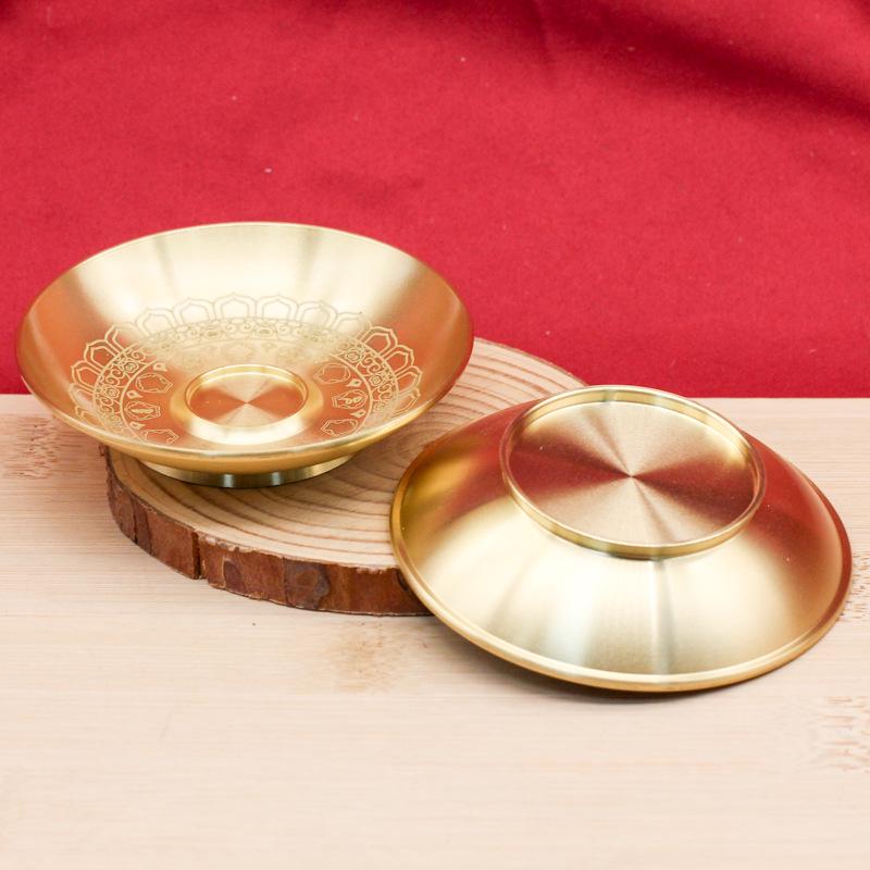 Brass Lotus Incense Holder & Burner for Sticks - Ideal for Sandalwood & Home Worship.