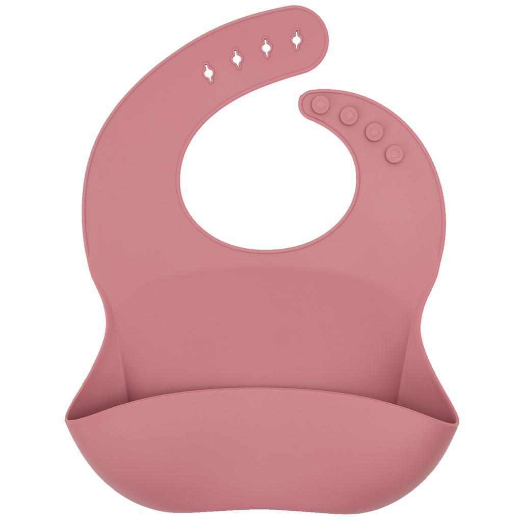 Color Kids 1PCS Silicone Baby Bibs Waterproof Feeding Accessories Food Grade Drool Bibs Newborn Burp Cloth Baby Accessories