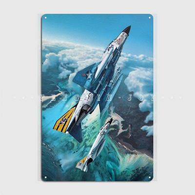 F4 Phantom Metalen Bord Muurschildering Keukenontwerp Wanddecoratie Blikken Bord Poster