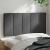 VidaXL Headboard Cushion Dark Grey 100 Cm Fabric 4019150
