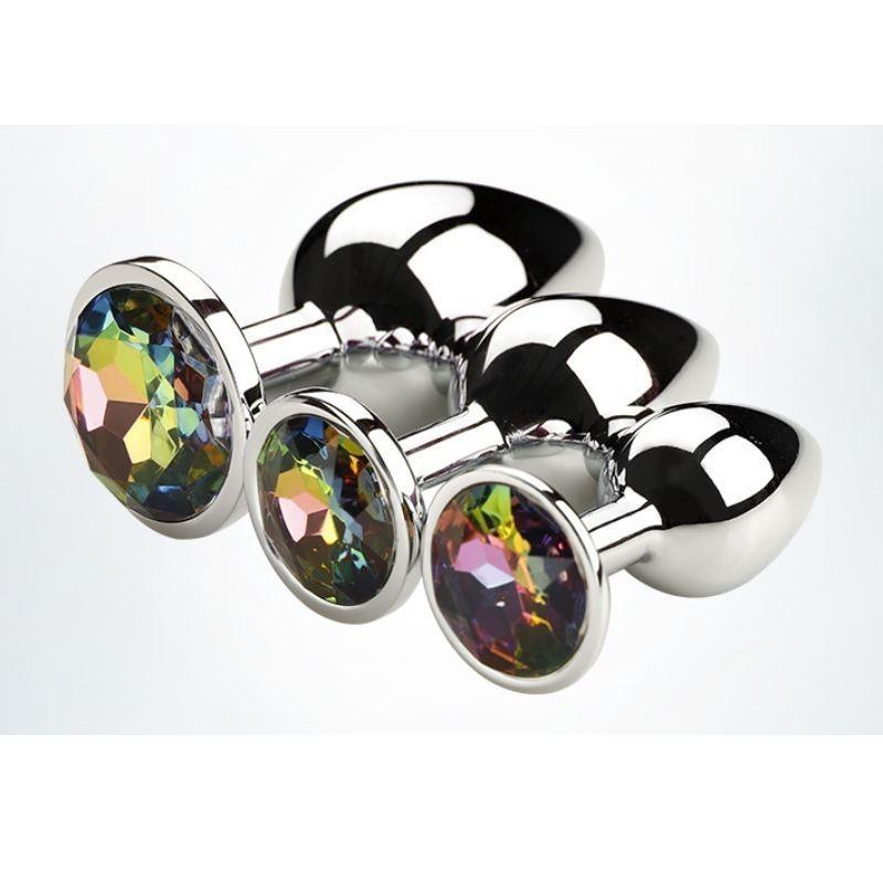 Luxurious Metal Anal Plug For Adults In Various Sizes And Vibrant Colors
