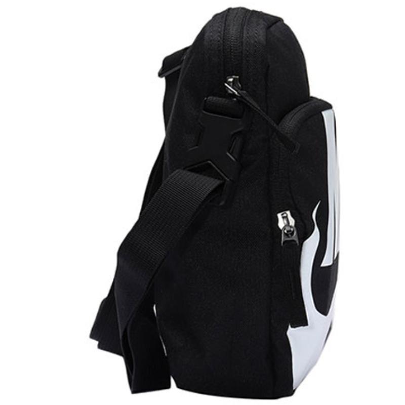 Nike Heritage Polyester Cycling Bag, Shoulder Bag, Crossbody Bag Unisex Black Casual BA6344-010