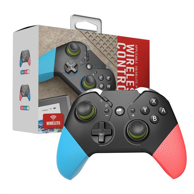Hot Selling BT Wireless Gamepad Joystick Controller Vibration Motor Six-axis Gyroscope Ergonomic Design for Switch NS чёрный