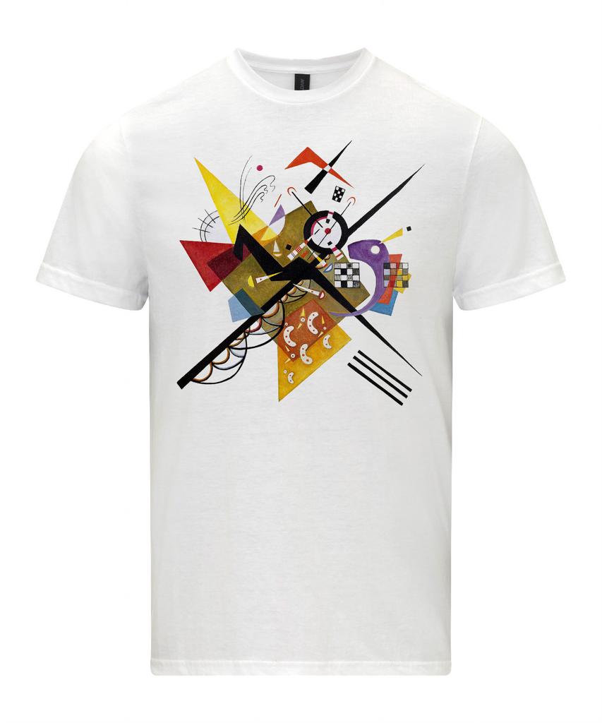 On White II 2 By Wassily Kandinsky Fine Art T-Shirt