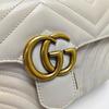 [Pre-Owned] Gucci GG Marmont Matelassé Mini Bag 'White' - Very Good #1CTLP5Y