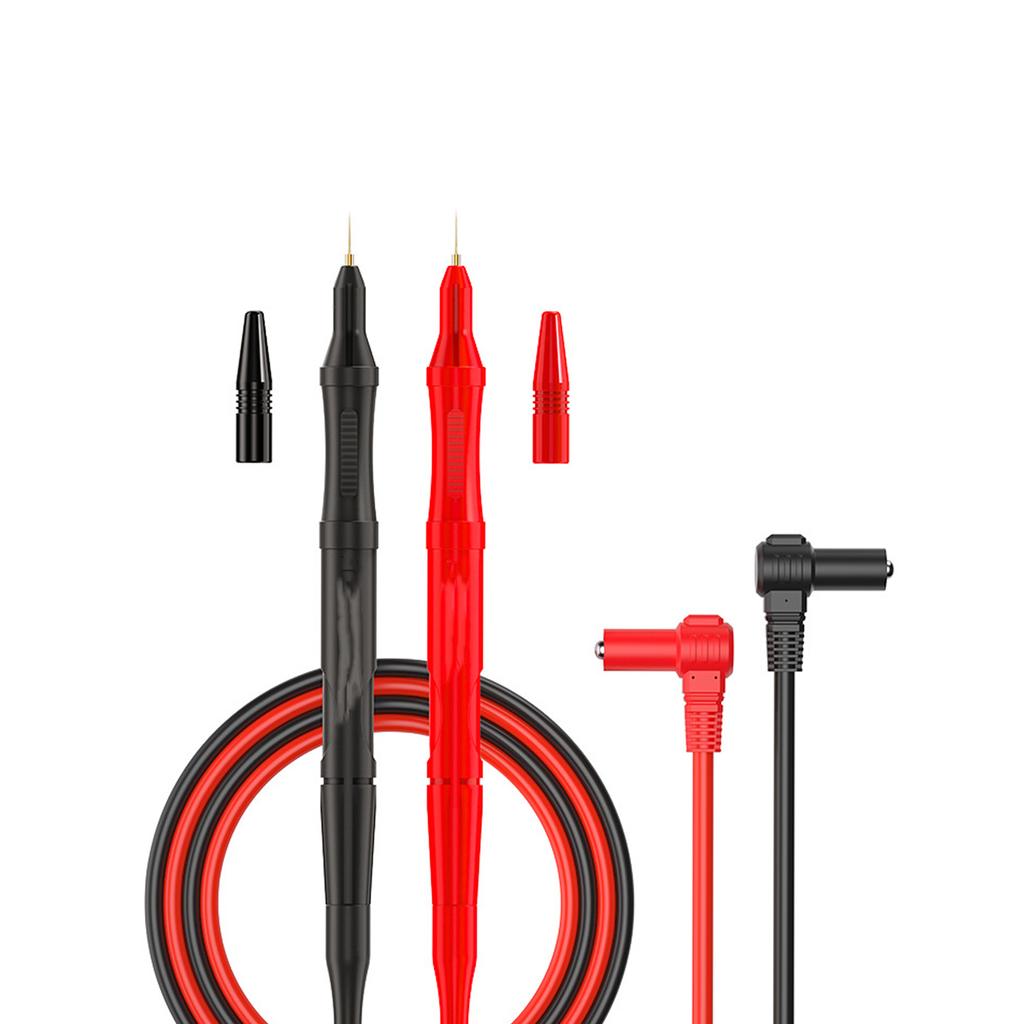 20A High Current Spring Loaded Multimeter Test Leads with Test Line Durable Silicone Test Probe for Electrical Testing