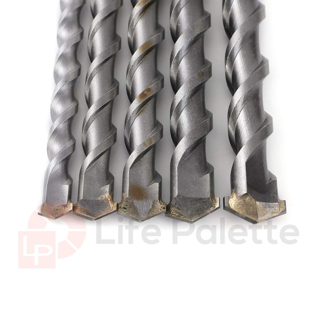 Life Palette Concrete Drill Drill 350mm Total Set of SDS Hammer Drill Impact Drill Bits Bits, Bits, 16-28mm Diameter, Length, 5, Bits,