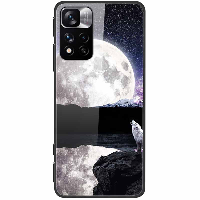 Tempered Glass Case For Xiaomi Redmi Note 11 Pro+ 5G Cover Hard Protective Funda for Redmi Note 11 Pro Plus 5G Soft Bumper 6.67