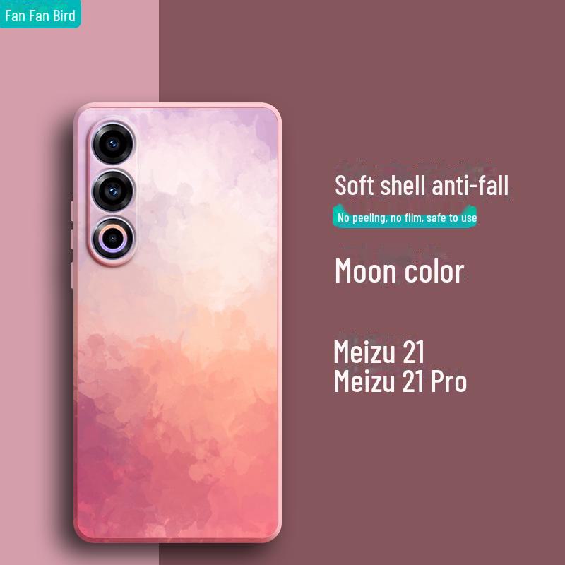 Flüssigsilikon-Schutzhülle gegen Fallen und Fingerabdrücke für Meizu 21/20Pro/18S/17