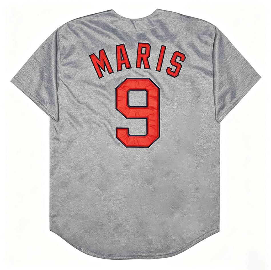 Men's Vintage-Style Stitched Baseball Jerseys 1 Ozzie Smith 6 Stan 9 Roger Maris 20 Lou Brock 45 Bob Gibson S-3XL