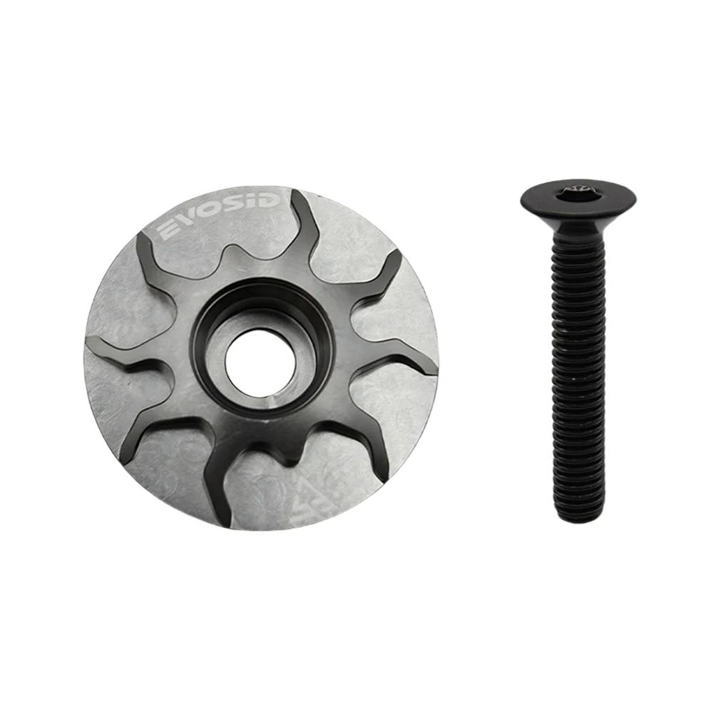 Bicycle Headset Cap Aluminium Alloy MTB Road Bike Stem Headset Top Cap Cover for Fork Head Tube Cycling Accessories