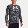 Under Armour Oddychający Casualowy Sportowy T-shirt Pulower Męski Top Czarny 1366466-001