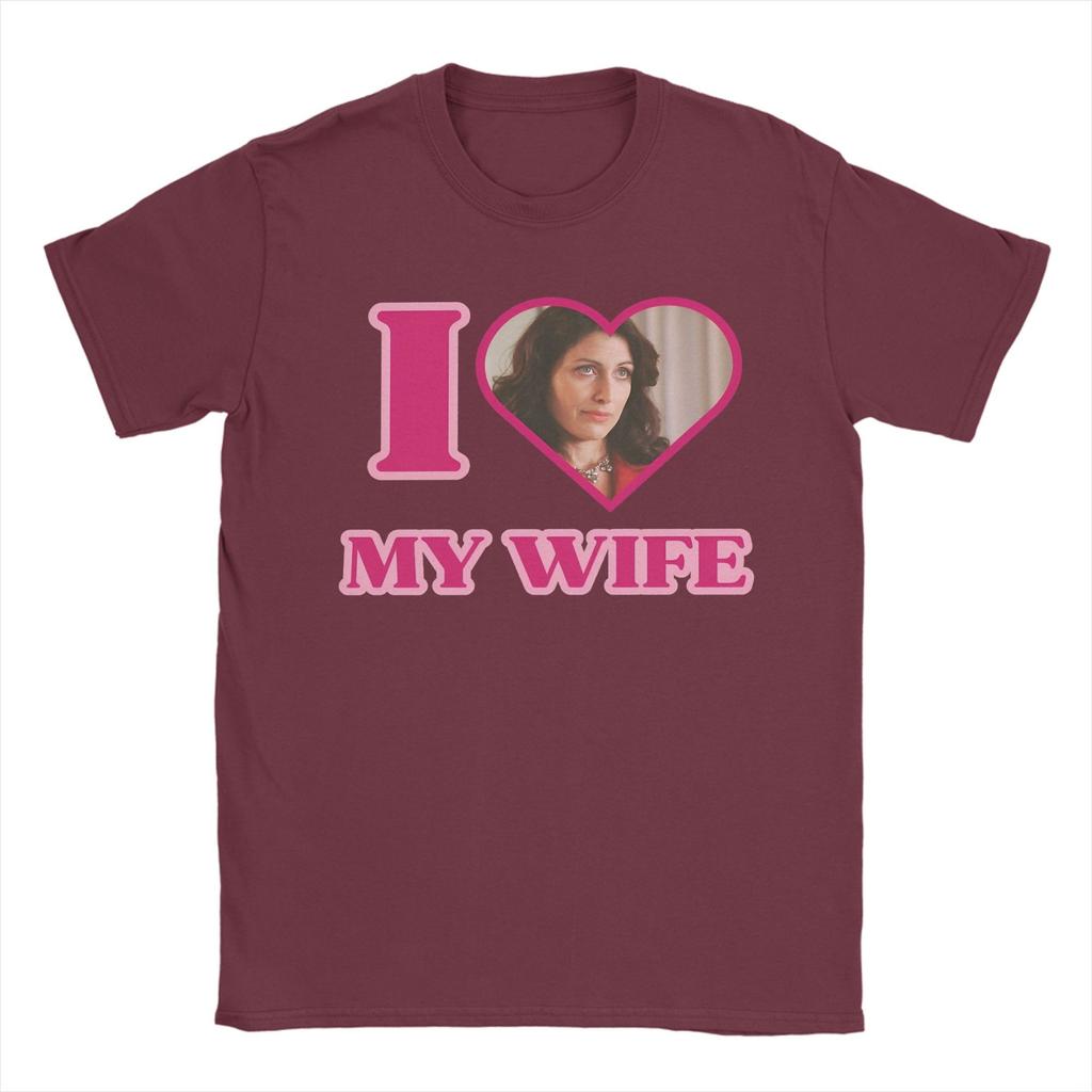 Übergroßes T-Shirt I Love Lisa Cuddy House MD Baumwoll-T-Shirts Hip-Hop T-Shirt für Männer Sommer Geniales Kurzarm-Top T-Shirts