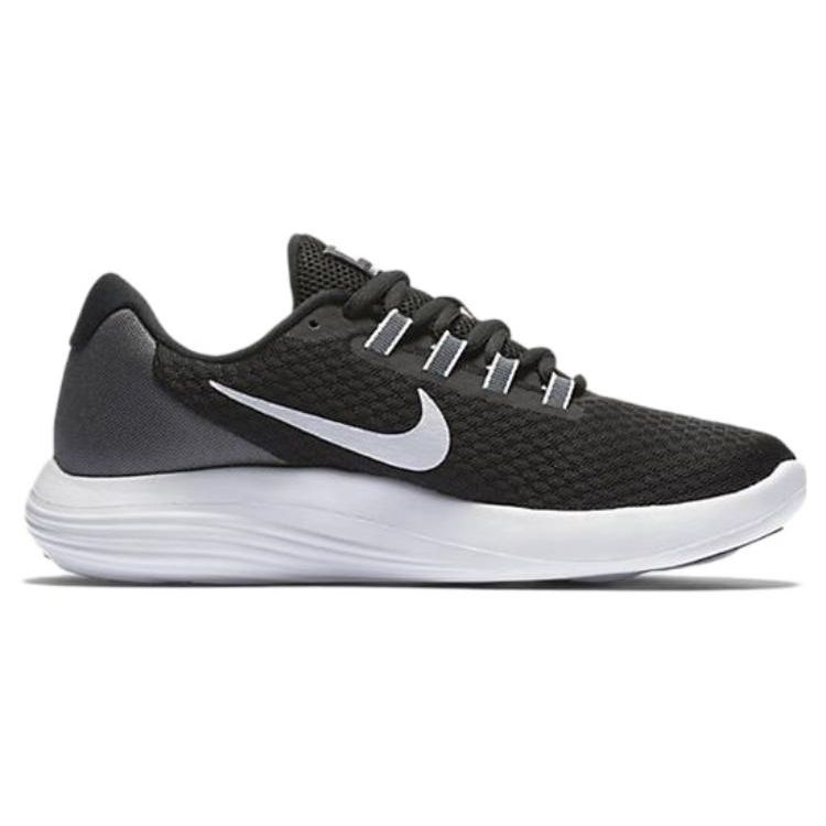 Nike Comfortable Fabric Shock Absorbing Non-Slip Wear-Resistant Lightweight Low-Top Casual Running Shoes Women sneaker Black White 852469-001