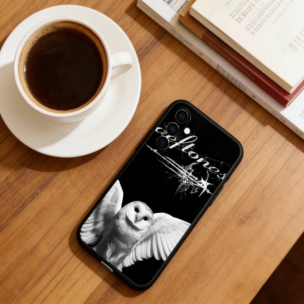 Band D-Deftones Handyhülle Schwarzes Silikon Weich Für Samsung Galaxy A73,A72,A71,A70,A53,A52,A51