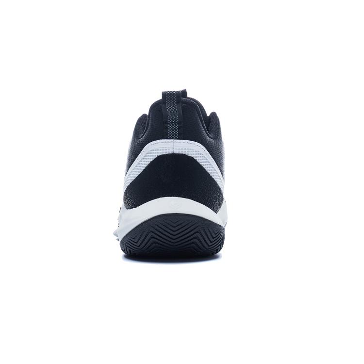 Li Ning Sonic Team Textile, Synthetic Leather, TPU Cushioning Mid Top Basketball Shoes Men's White Black ABPT057-1