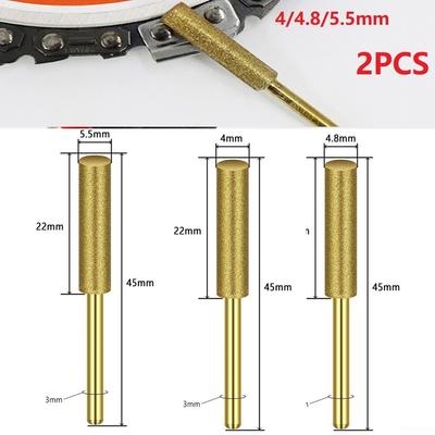Diamond Chainsaw Sharpener Grinder Titanium Coated Emery Grains Accessories