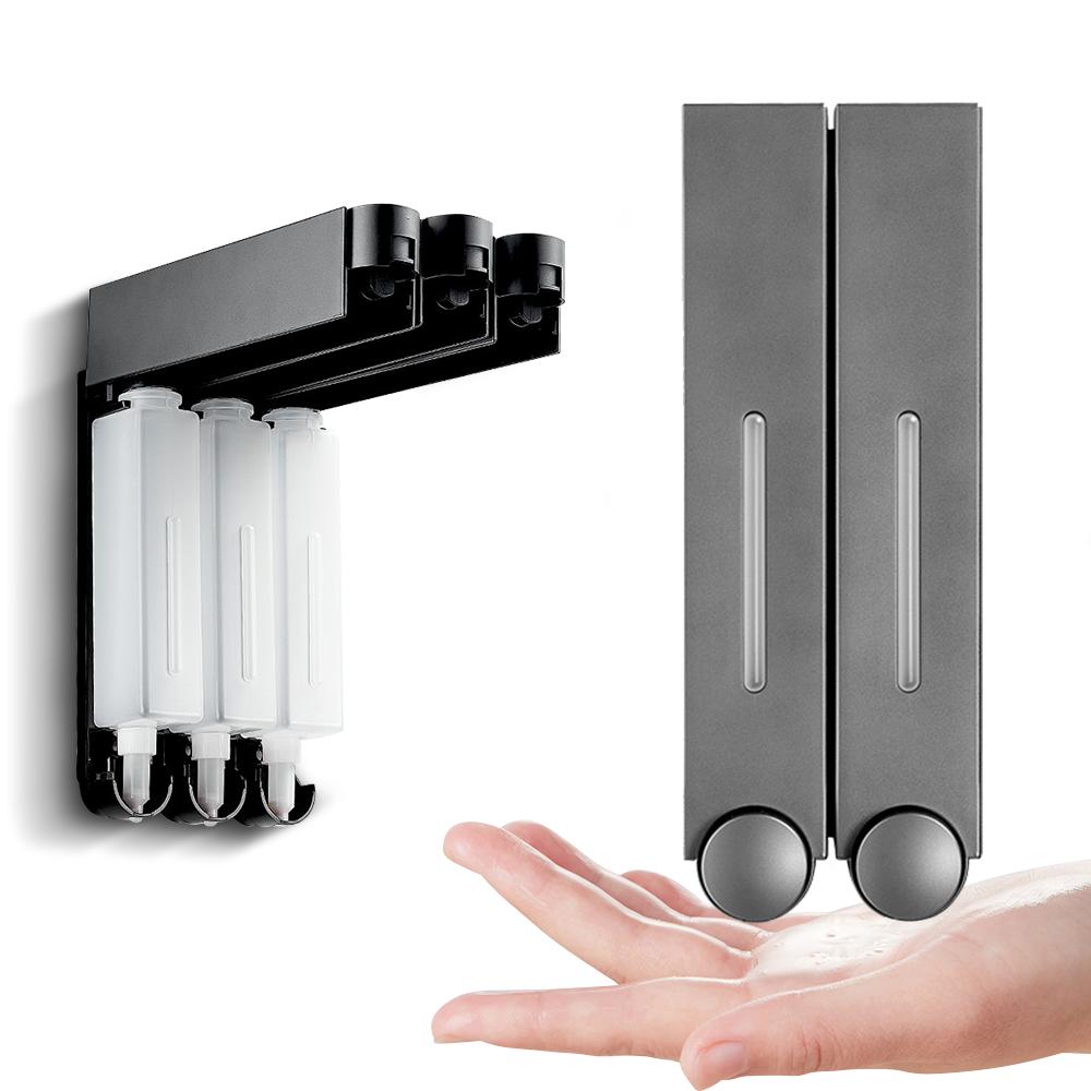 

420ML 2Pack Wall Mounted Liquid Soap Dispenser for Bathroom Washing Lotion Hand Sanitizer Family Hotel Shower Gel Dispenser