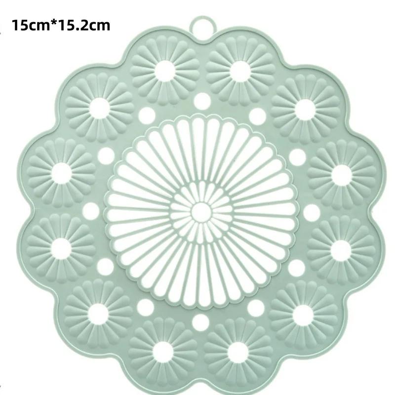 

Подставка ПВХ Защита от ожогов и Нескользящая Подставка под горячее Водонепроницаемая Противоскользящая Изоляция Подкладка для кофейной чашки Многоразовые Кухонные предметы Аксессуары Декор
