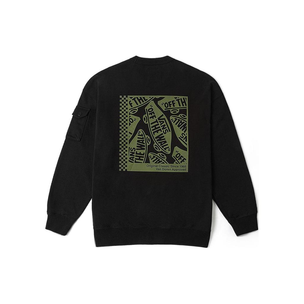 Vans Sweatshirts Men's Black Crew Neck Moderate Other VN000GQGBLK