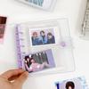 Wide A7 Loose Leaf DIY Document Bag Binder PVC Storage Pocards Collect Book Diary Agenda Planner DIY Cover Album