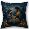 Christmas Nativity Jesus Cushion Covers , Farmhouse Living Room Decor 7.14