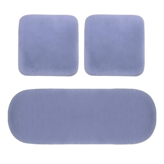 3 sztuk/zestaw zimowe pluszowe ciepłe antypoślizgowe poduszki na przednie tylne siedzenie samochodu zestaw poszewek