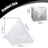 Pyramid Silicone Model DIY Epoxy Home Decoration with Frame Resin Casting for Ornament Artwork