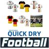 3D Print Duitsland Nationaal Voetbal Ronde Hals Vintage Shirt Vlag Unisex Mannen Vrouwen Sport Training Jersey CHEER Print Korte Mouw Uniform