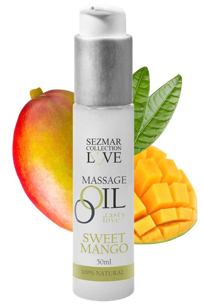 Edible Massage Oil Mango 50ml Sez064