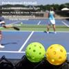 6/12Pcs Pickleball 74Mm Durable 40 Holes Outdoor Pickleballs Outdoor For Competition Pickleball Packs Of Pickleballs
