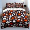 Sports Ball Pattern Bedding Set Bedding Duvet Cover Set Duvet Cover Pillowcases (1 * Duvet Cover 2 * Pillowcases, Without Duvet Insert)
