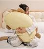 Cartoon Big-Head Fluffy Pillow: Double-Sided Cool Lumbar Support for Summer Sleep & Leg-Clamping.
