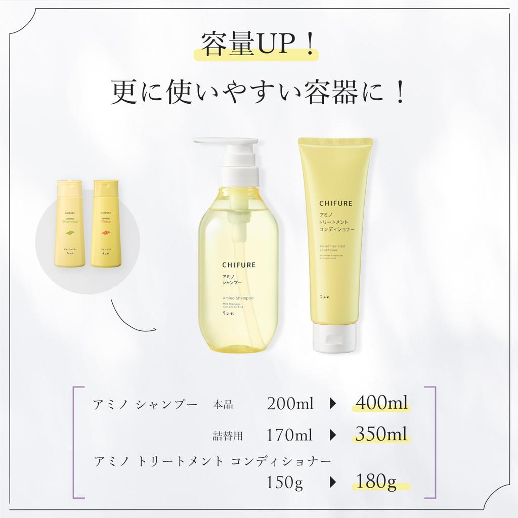 Chifure Amino šampon S náplň     Vyživující péče o vlasy