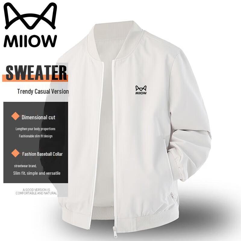 

MaoRen Men s Casual Baseball Collar Jacket 4XL