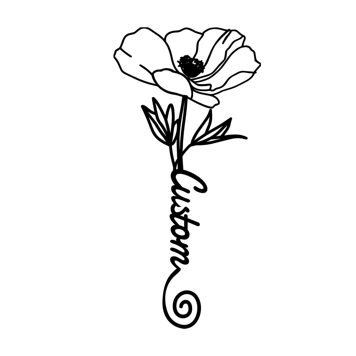 Violet Flower Metal Bookmark, Book Lover Gift, Teacher Appreciation, Unique School Reader Present