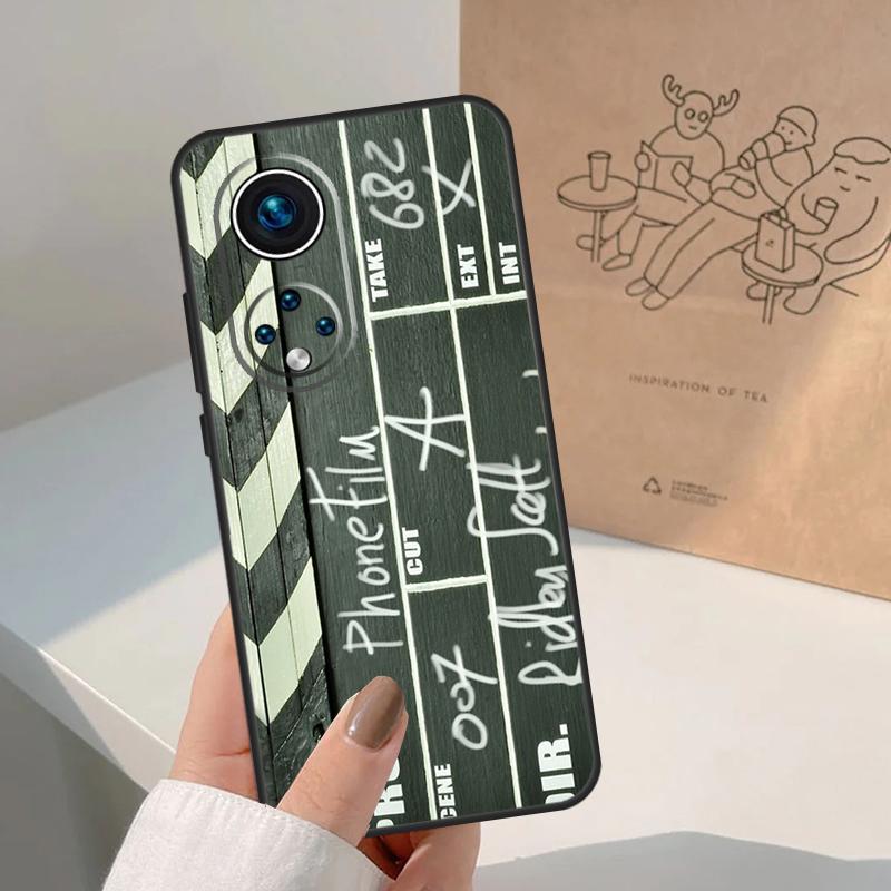 Film Movie Maker Clapperboard Take For Honor Magic 7 Lite 5 6 8 Pro Case For Honor 400 200 90 70 50 X8c X8b X9a X9b X9c X9d Win