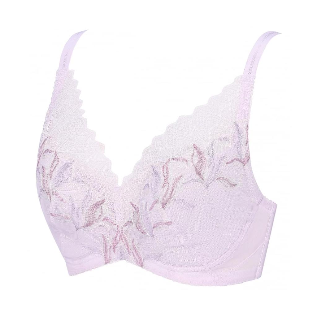 AMOSTYLE Small Enveloping Bra Shine of Crystal M013 Size G70 (Unpadded) (Gray)