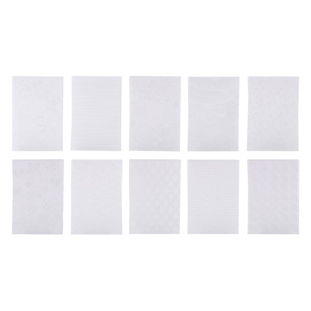 Plastic Embossing Folder Template 3D Textured Card Making Embossing Folder DIY Craft Folders Album Stamps DIY Decor