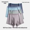 Jianjiang Men's 50S Xinjiang Cotton Antibacterial Boxer Briefs 3-Pack